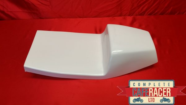 White Rickman Wide Side cafe racer seat
